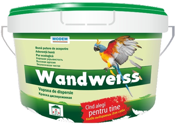 Краска Modem Wandweiss 14kg