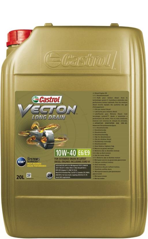 Моторное масло Castrol Vecton Long Drain Е6/Е9 10W-40 20L