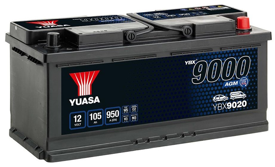 Acumulatoar auto Yuasa YBX9020