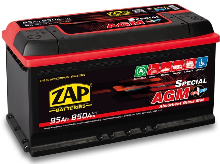 Acumulatoar auto Zap AGM (595 02)