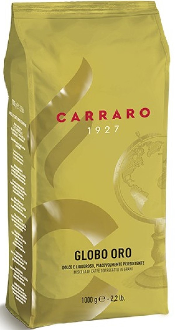 Кофе Carraro Globo Oro 1kg (Beans)