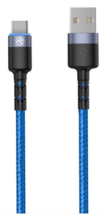 Cablu USB Tellur USB to Type-C 1.2m Blue (TLL155344)