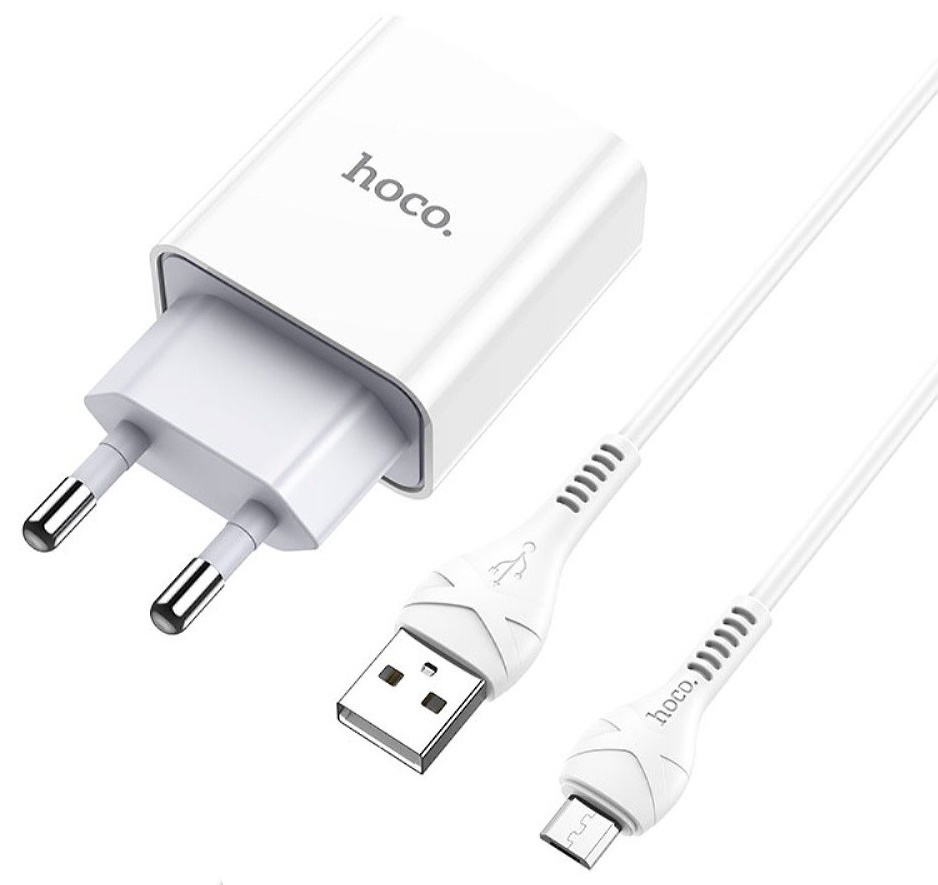 Зарядное устройство Hoco C81A Asombroso Micro-USB White