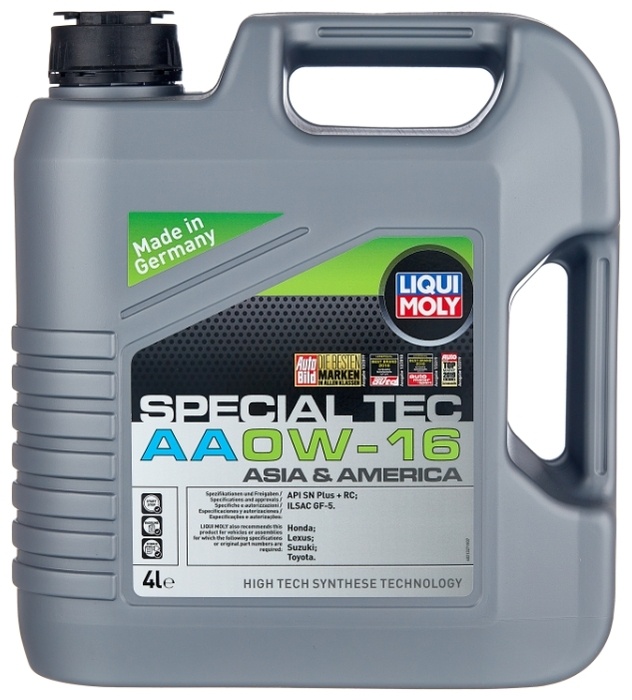 Моторное масло Liqui Moly Special Tec AA 0W-16 4L (21327)