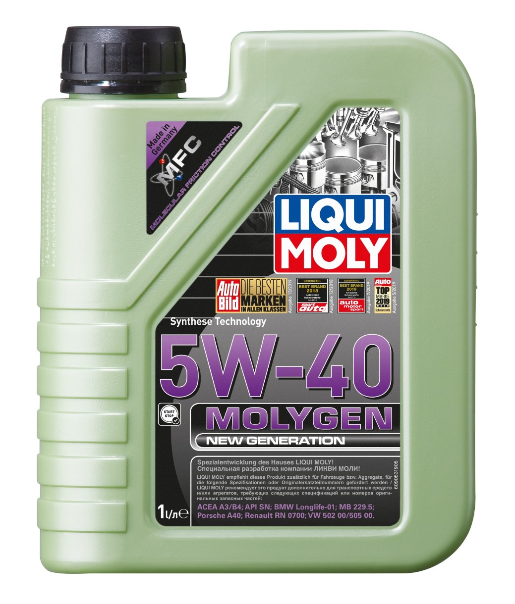 Моторное масло Liqui Moly Molygen New Generation 5W-40 1L