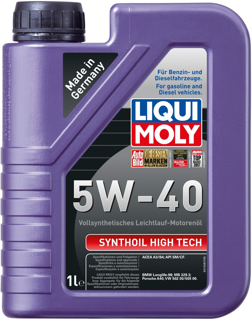 Моторное масло Liqui Moly Synthoil High Tech 5W-40 1L
