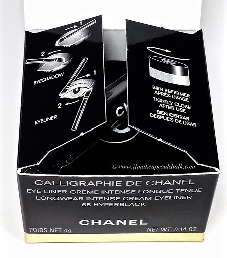 CALLIGRAPHIE DE CHANEL LONGWEAR INTENSE CREAM EYELINER