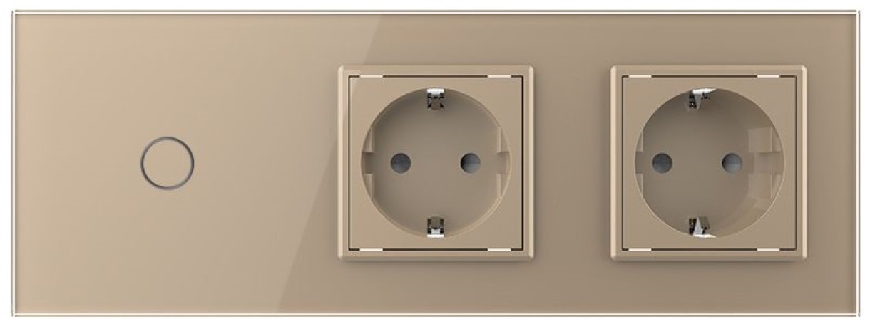 Intrerupator Livolo VL-C701/C1EU/C1EU-13 Gold
