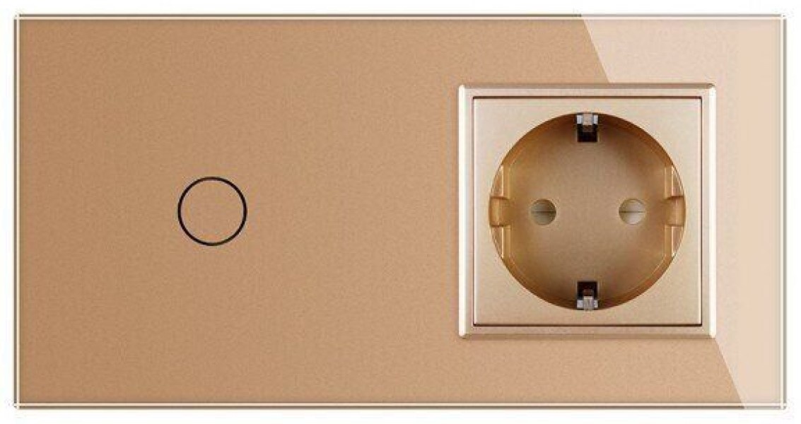 Intrerupator Livolo VL-C701/C1EU-13 Gold