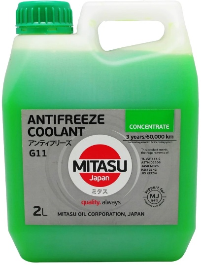 Антифриз Mitasu G11 Green 2L