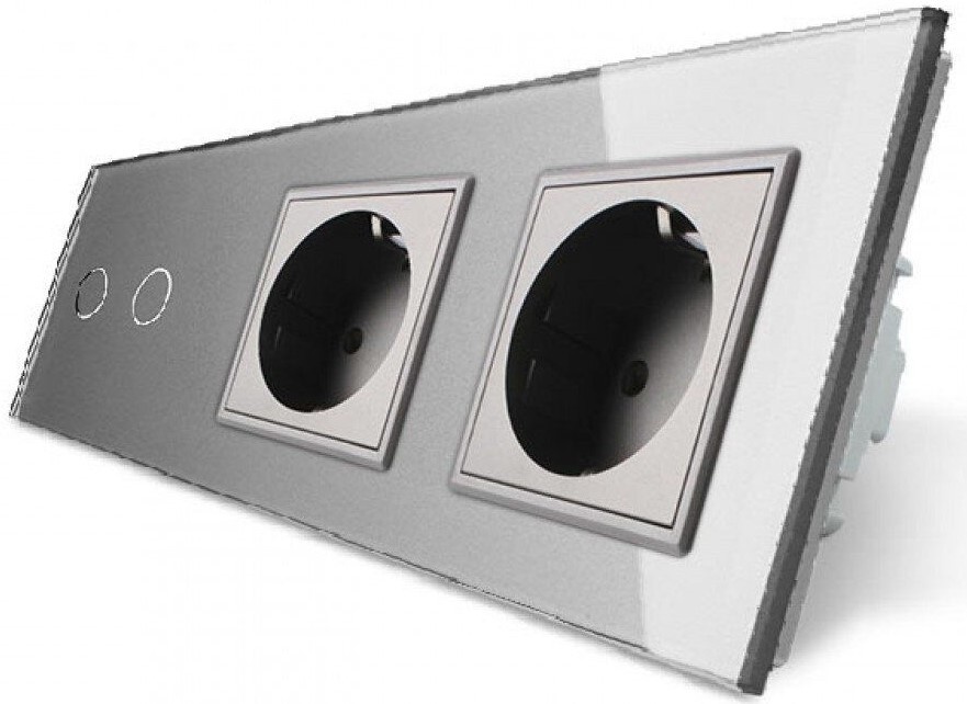 Intrerupator Livolo VL-C702/C1EU/C1EU-15 Gray