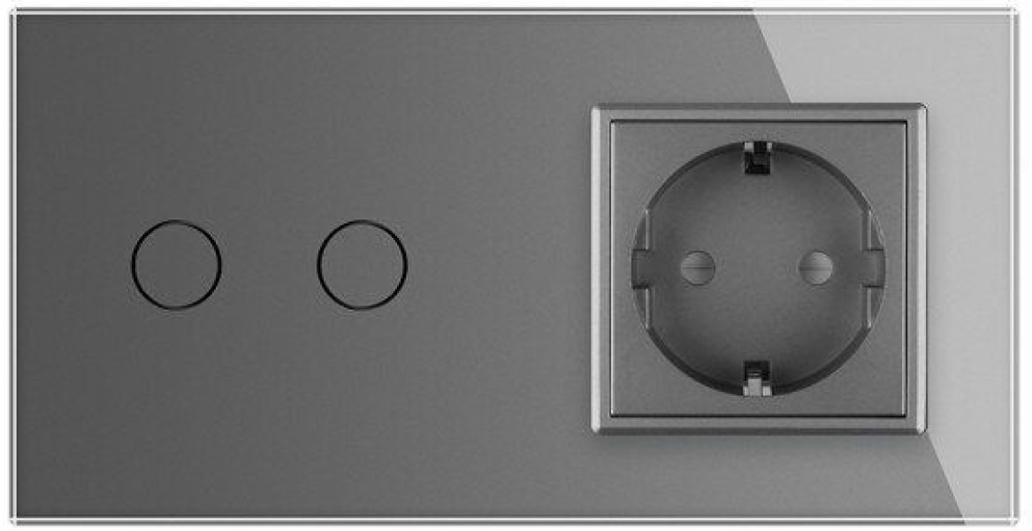 Intrerupator Livolo VL-C702/C1EU-15 Gray