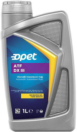 Трансмиссионное масло Opet ATF DX III 1L