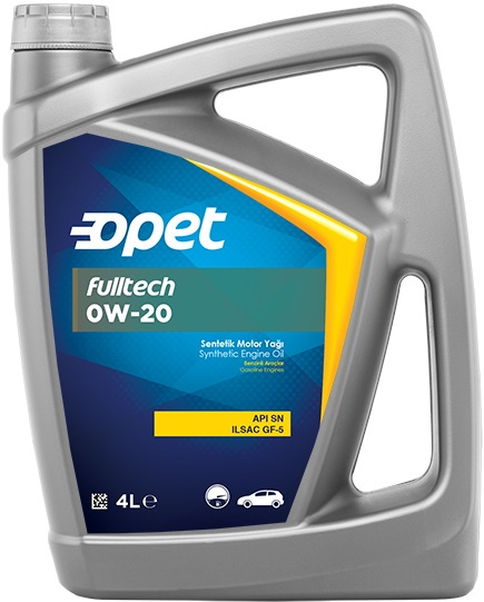 Моторное масло Opet Fulltech 0W-20 4L