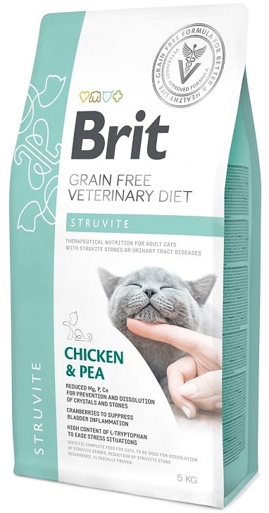 Сухой корм для кошек Brit Grain Free Veterinary Diet Struvite 5kg