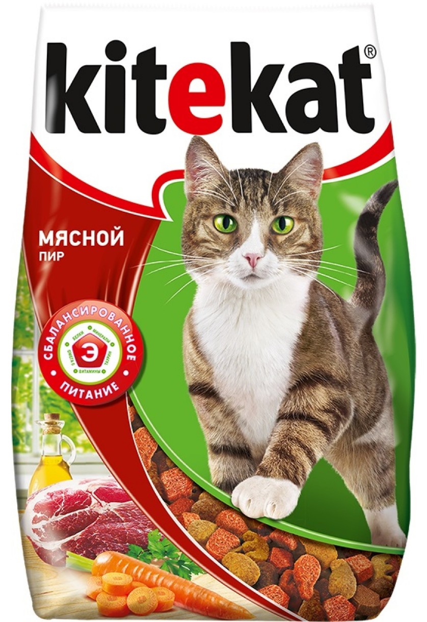 Hrană uscată pentru pisici Kitekat Carne 1.9kg