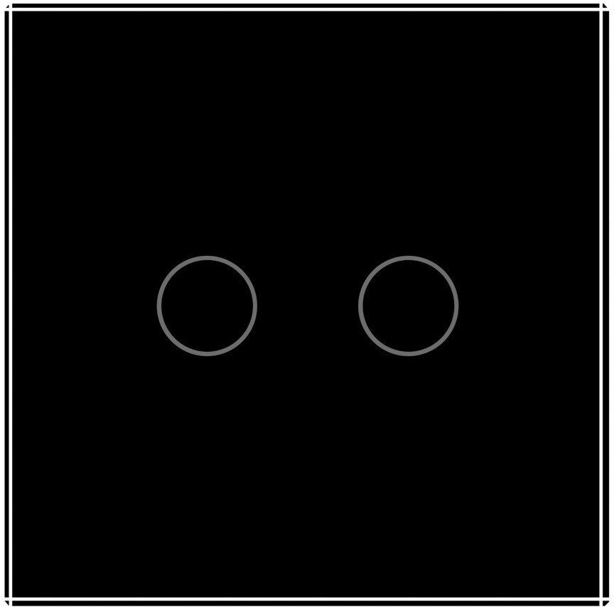 Intrerupator Livolo VL-C702-12 Black