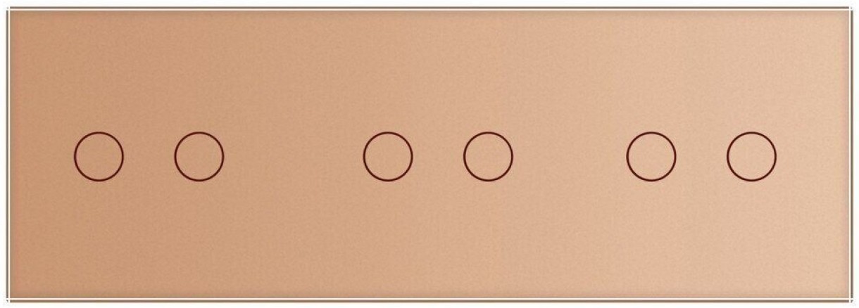 Intrerupator Livolo VL-C706-13 Gold