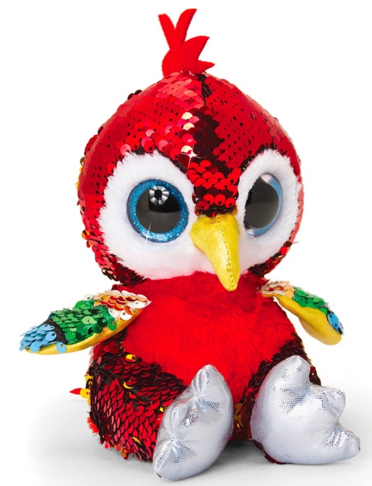 Мягкая игрушка Keel-Toys Glitter Motsu Parrot (SF2485) 