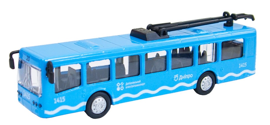 Модель тролейбус Technopark Dnepr (SB-16-65WB) White\Blue  