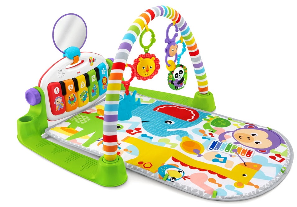 Covor joc pentru copii Fisher Price Deluxe Kick & Piano Gym (FWT18)