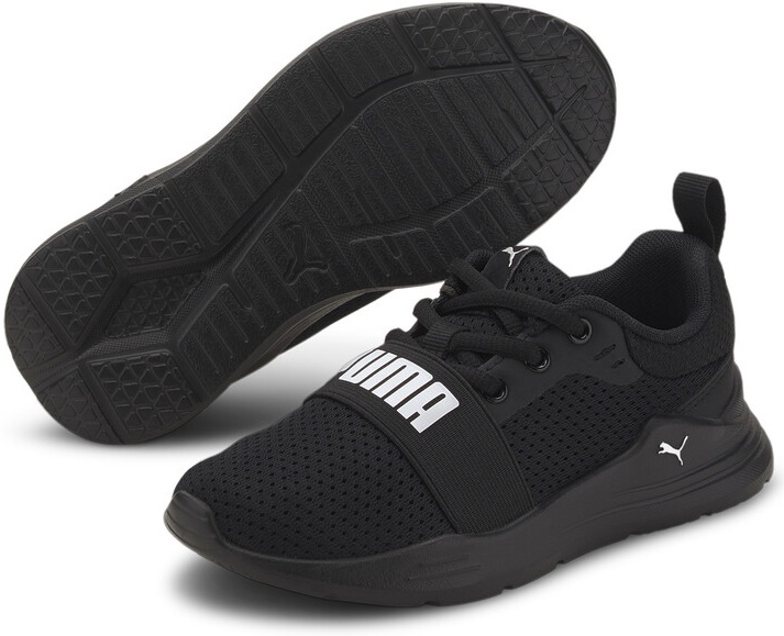 Adidași pentru copii Puma Wired Run Ps Puma Black/White 32.5
