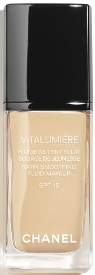 Тональный крем для лица Chanel Vitalumiere Satin Smoothing Fluid Makeup SPF 15 10 Limpide 30ml