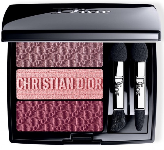 Fard de pleoape Christian Dior 3 Couleurs Tri(o)blique 853 Rosyl Canvas