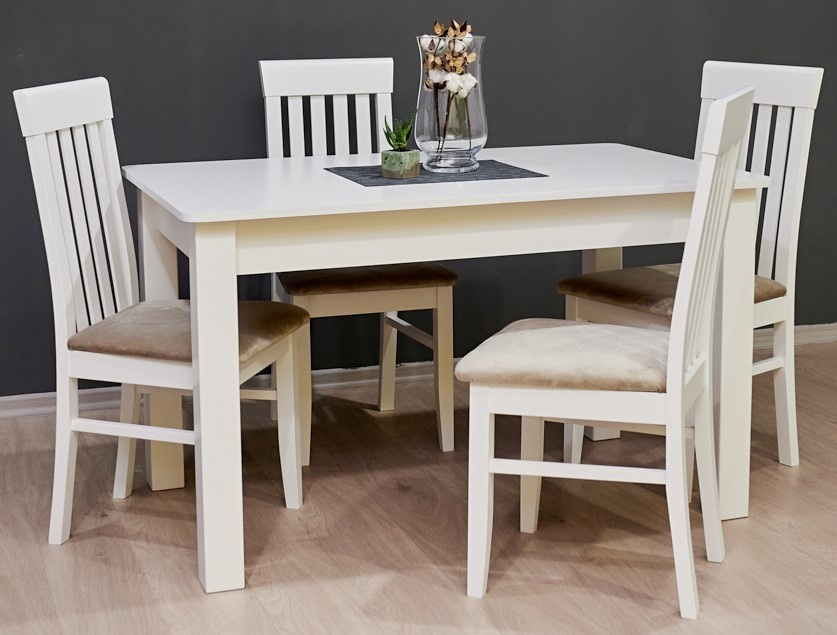 Masă pentru bucătărie MobiCasa ST-31 130x80+40 White