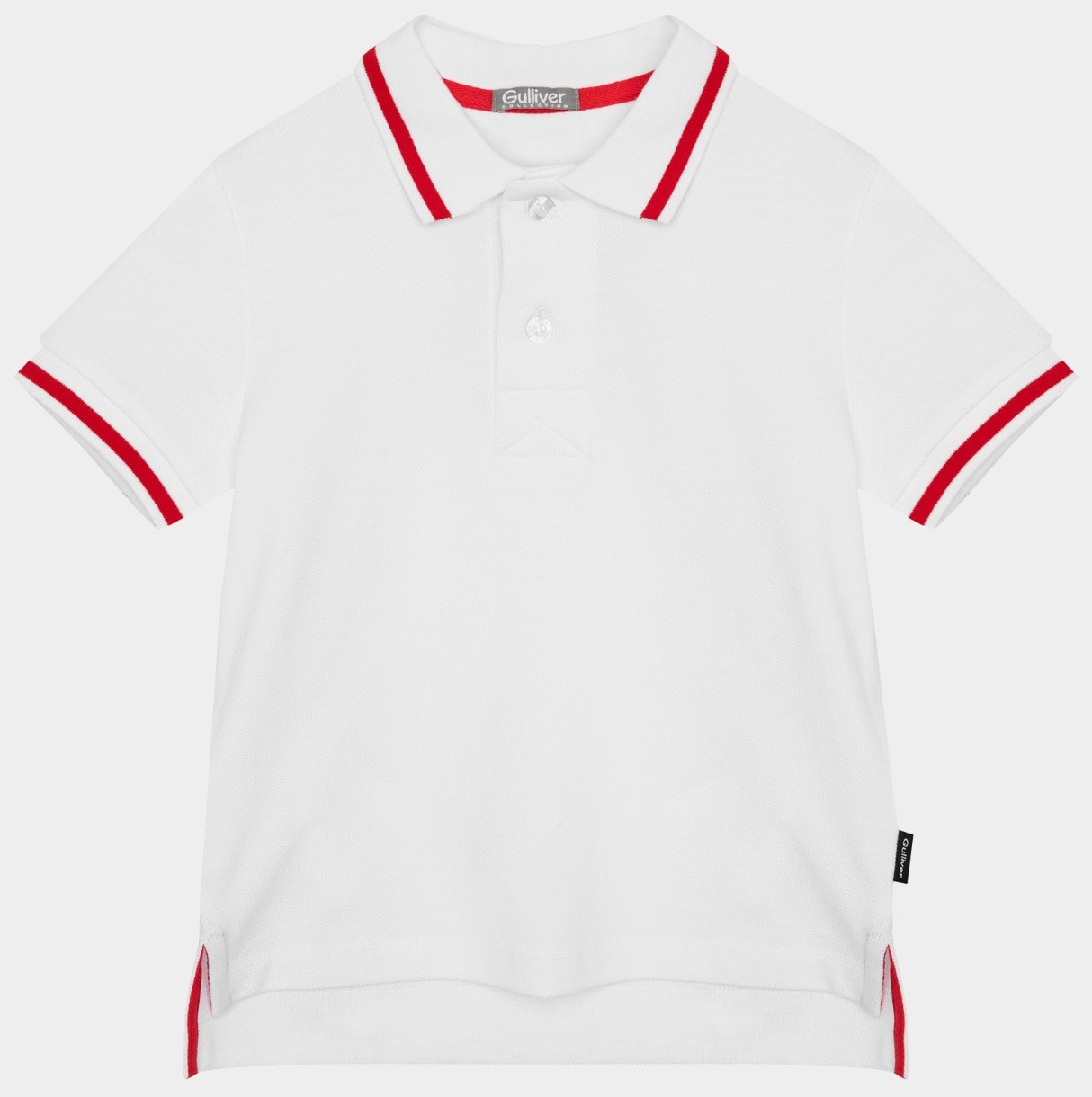 Polo pentru copii Gulliver 12106BMC1404 White 98cm