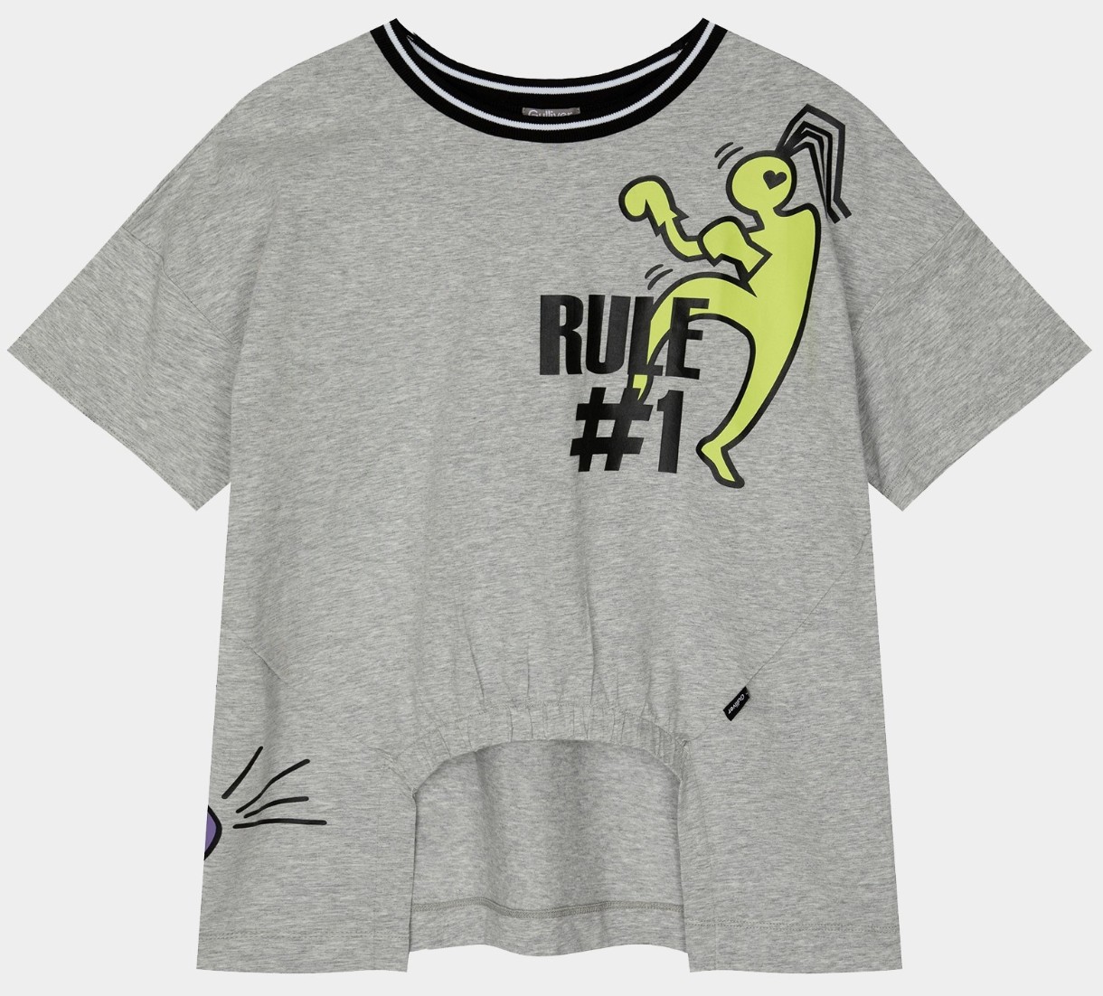 Tricou pentru copii Gulliver 12109GJC1206 Gray 140cm