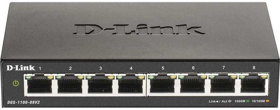 Коммутатор D-link DGS-1100-08V2/A1A