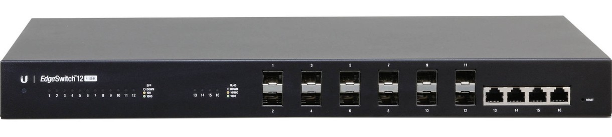 Switch Ubiquiti EdgeSwitch 12 (ES‑12F)