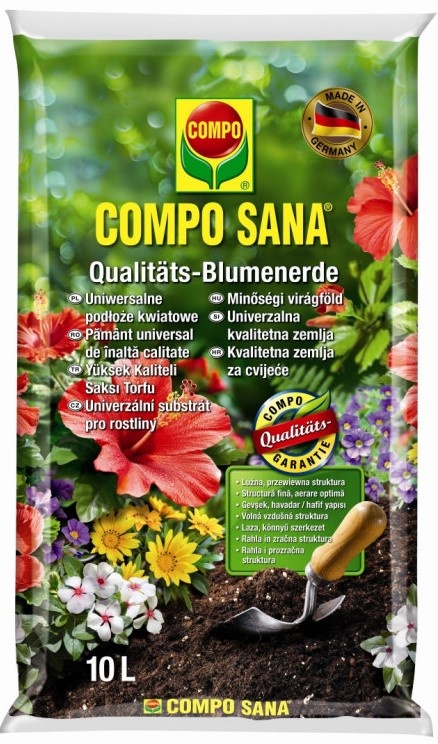 Îngrășăminte pentru plante Compo Sana Sol Universal For Flowerpot 10L (1113114099)