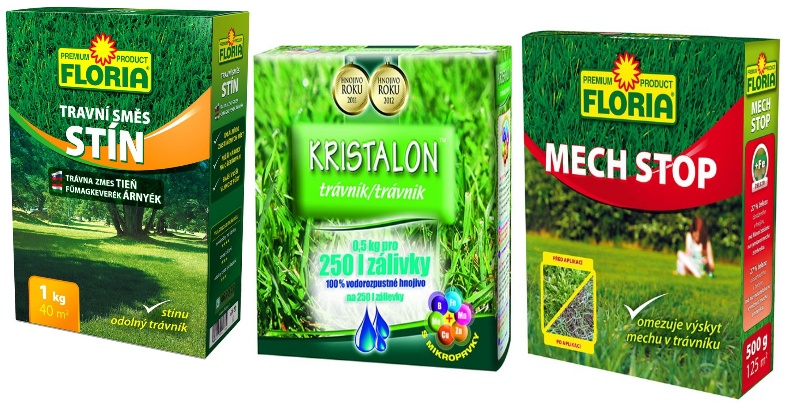 Semințe de gazon Agro CS Gazon Umbra 1kg+Kristalon 0.5kg+Mech Stop 0.5kg