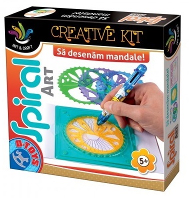 Set de șabloane D-Toys Spiral Art (73969)
