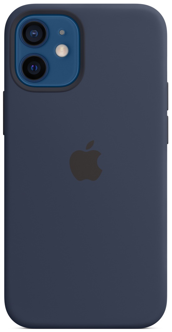 Husa de protecție Apple iPhone 12 mini Silicone Case with MagSafe Deep Navy