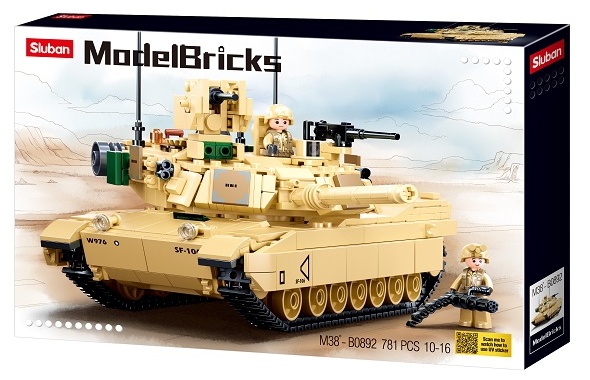 Конструктор Sluban M1A2 sep v2 Abrams M (B0892)