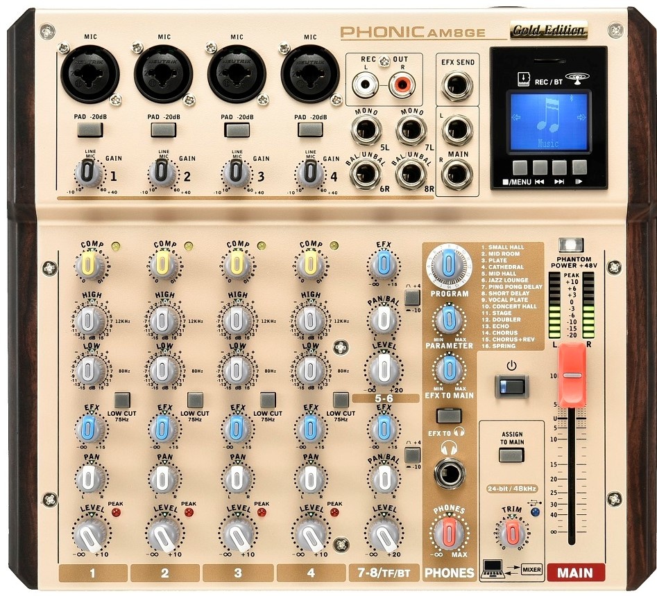 Mixer Phonic AM8GE