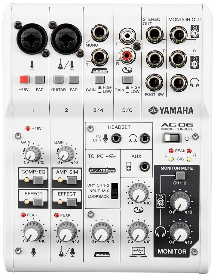 Mixer Yamaha AG06