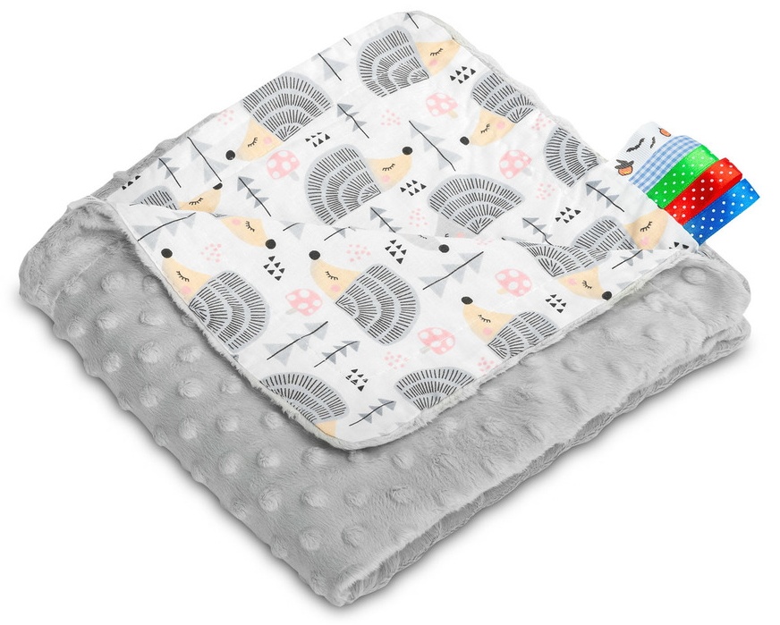 Одеяло для малышей Sensillo  Minki 75x100 Gray