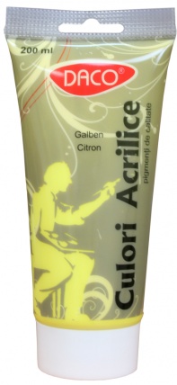 Художественные краски Daco Acrylic Citron Yellow 200ml (CU3200GCT)