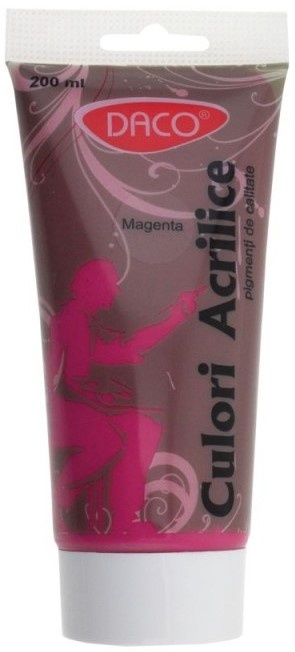 Vopsele de artă Daco Acrylic Magenta Pink 200ml (CU3200M)
