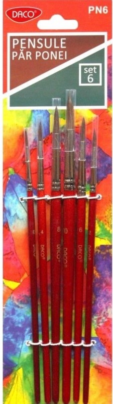 Набор кистей для рисования Daco 6pcs (PN6)