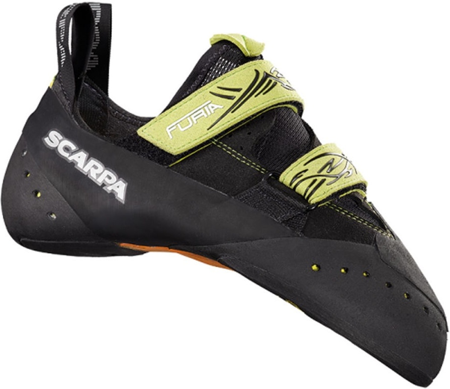 Скальные туфли Scarpa Furia 42.0 Black/Lime Fluo
