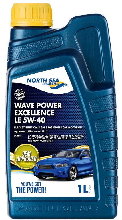 Моторное масло North Sea Lubricants Wave Power Excellence LE 5W-40 1L