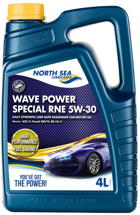 Моторное масло North Sea Lubricants Wave Power Special RNE 5W-30 4L