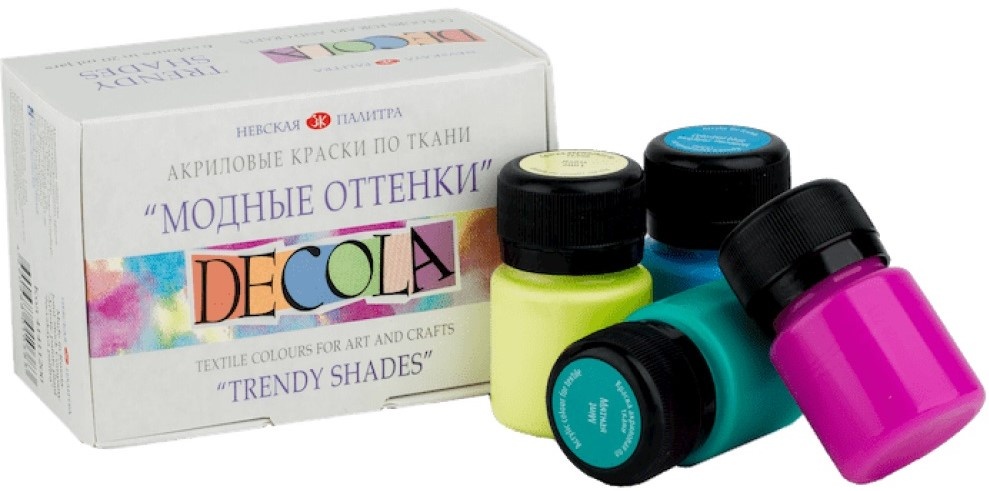 Художественные краски Nevskaya Palitra Decola Trendy Shades 6 Colors