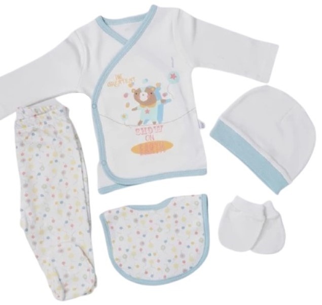 Комплект для новорожденных Panço 2011UN20003 Beige 5pcs