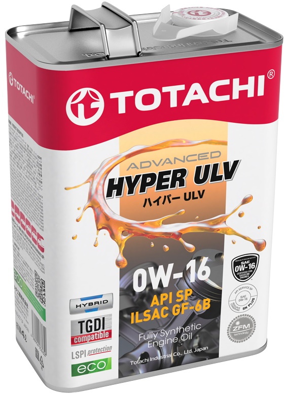 Моторное масло Totachi Hyper ULV SP 0W-16 4L